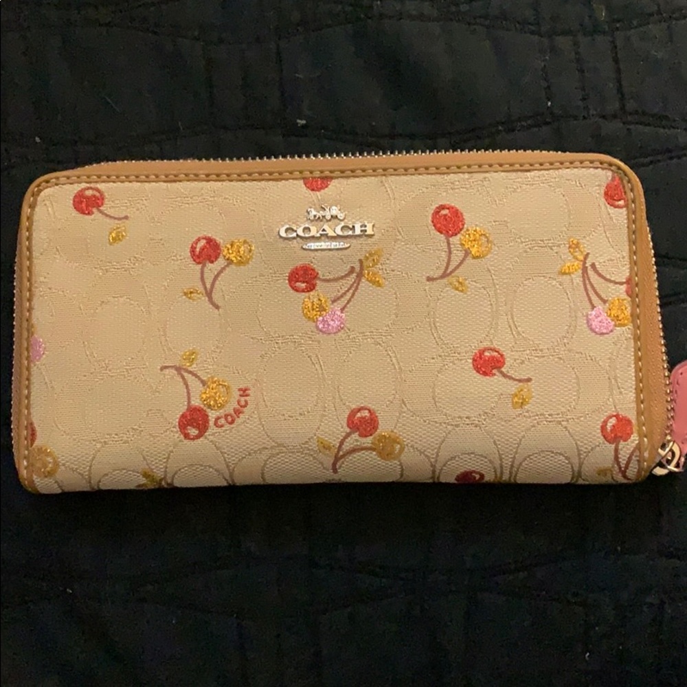 Cherry Coach Wallet